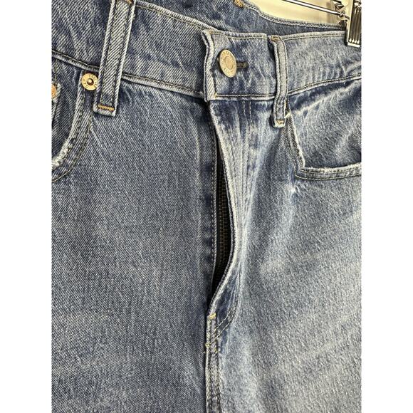 Gap Sky High Straight Leg Jeans Women's Size 8 29 Medium Indigo Blue Denim - Picture 5 of 10